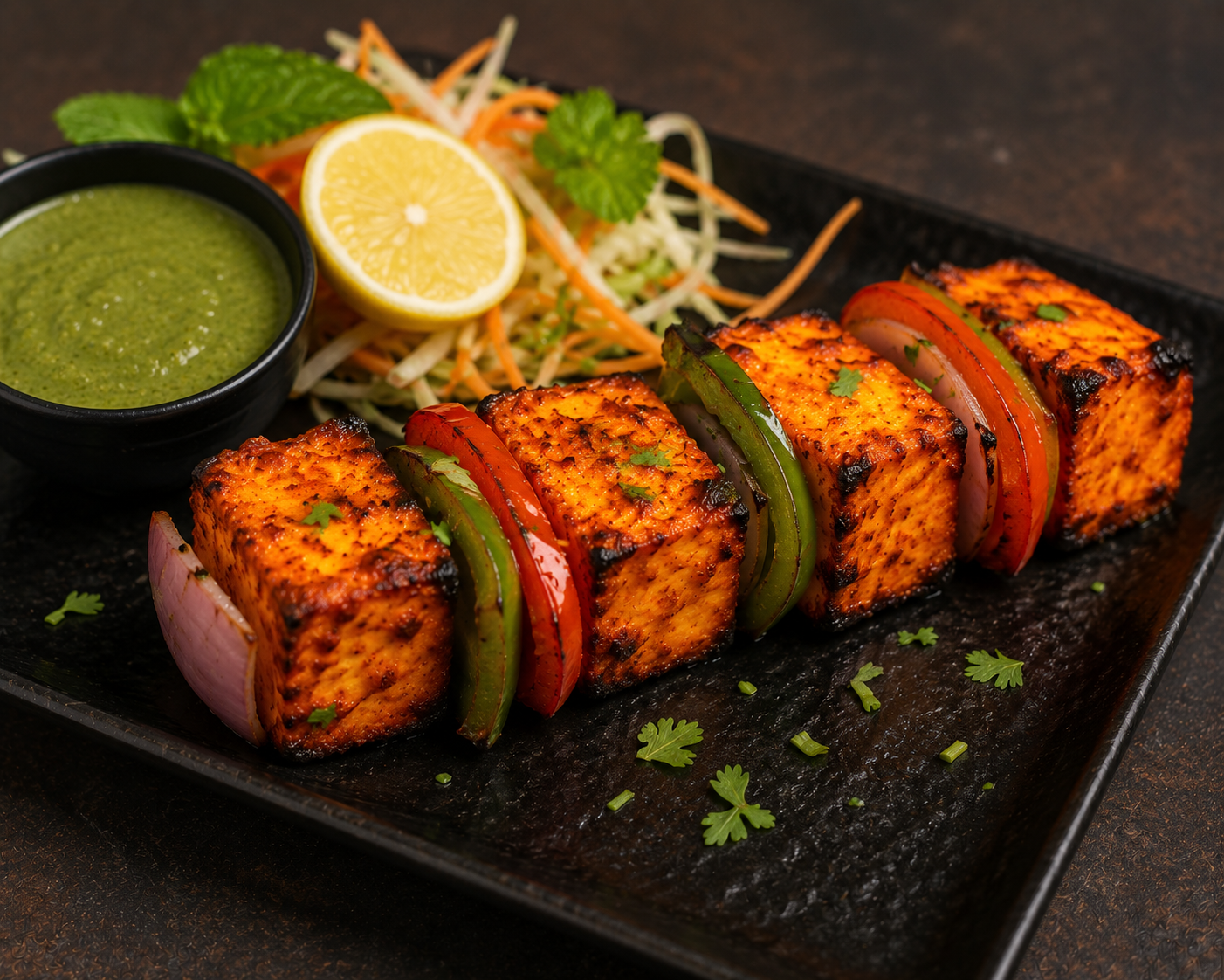 Tandoori paneer tikka