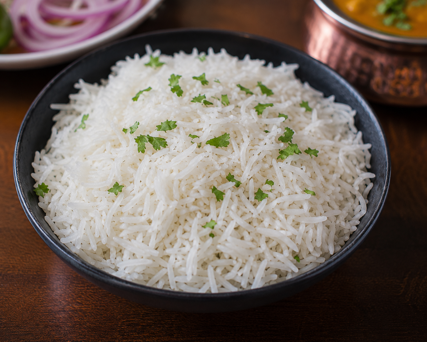 Steamed rice