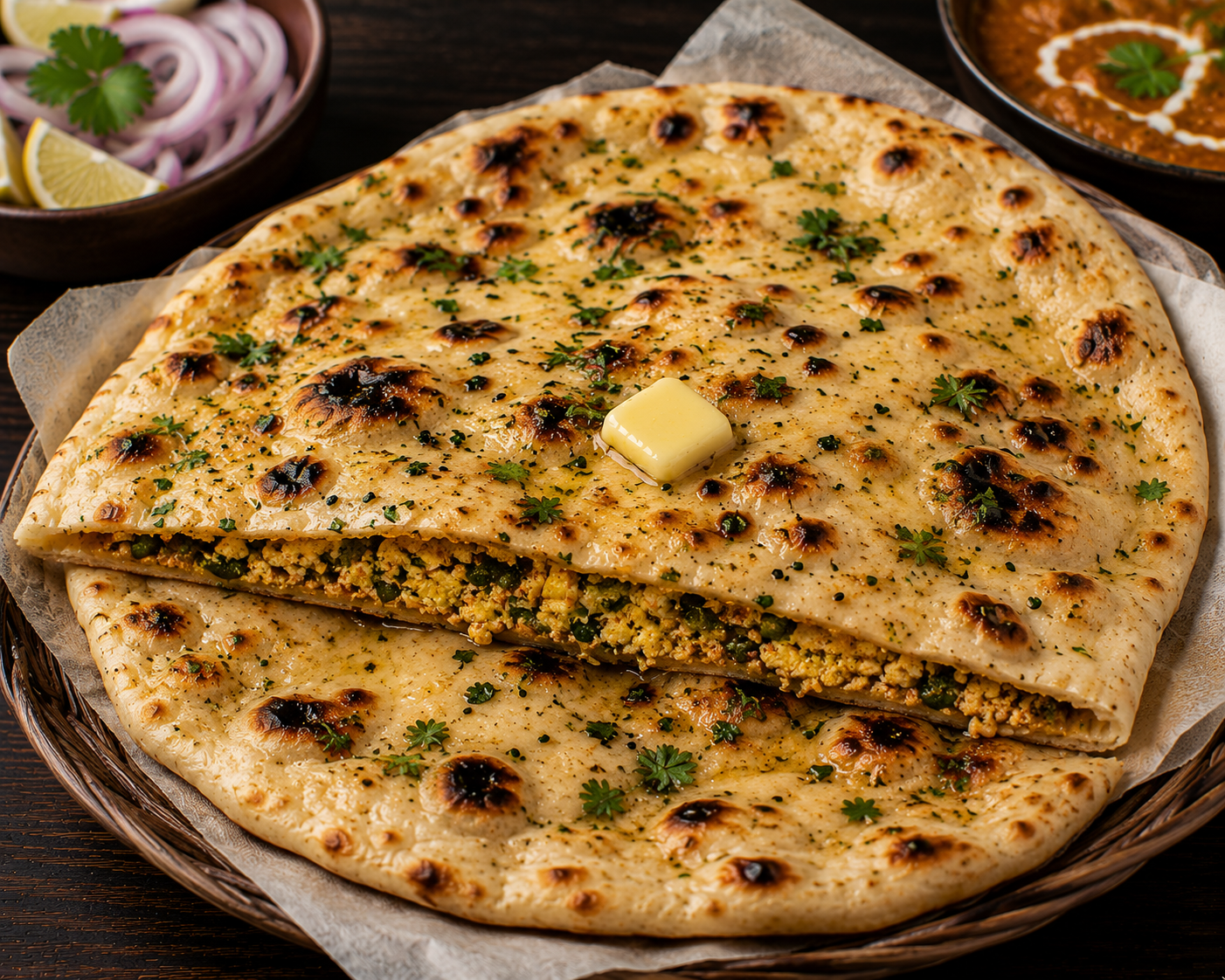 Stuffed kulcha