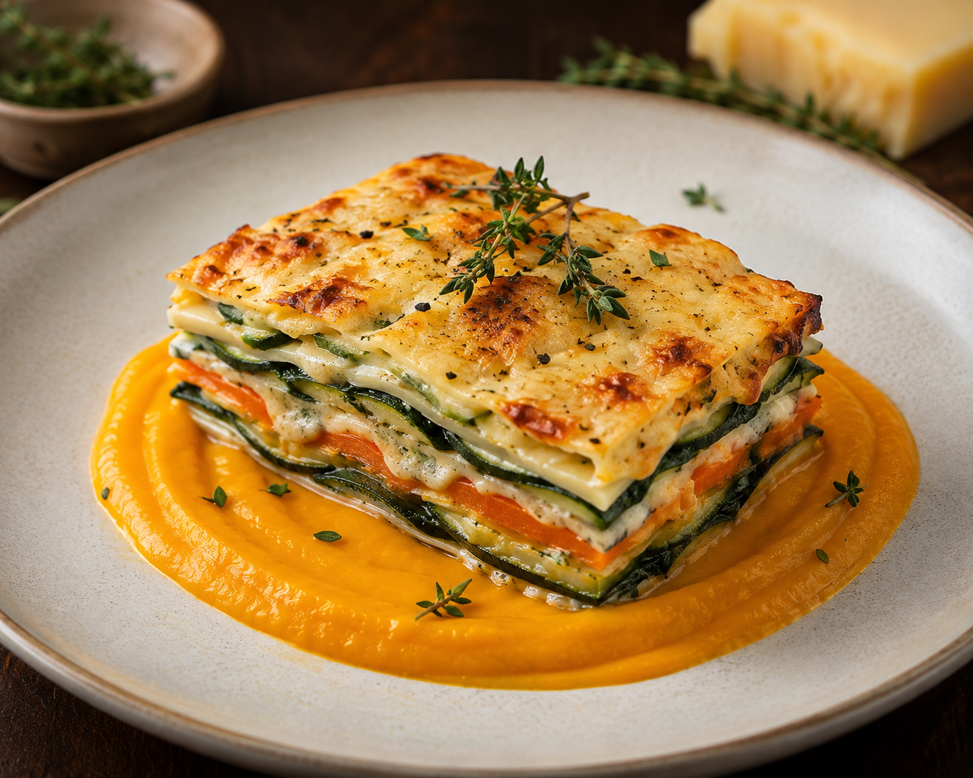 Vegetable mille feuille