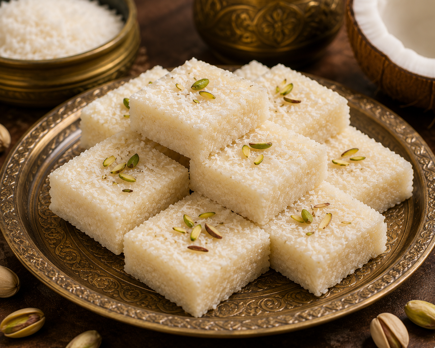 Coconut barfi