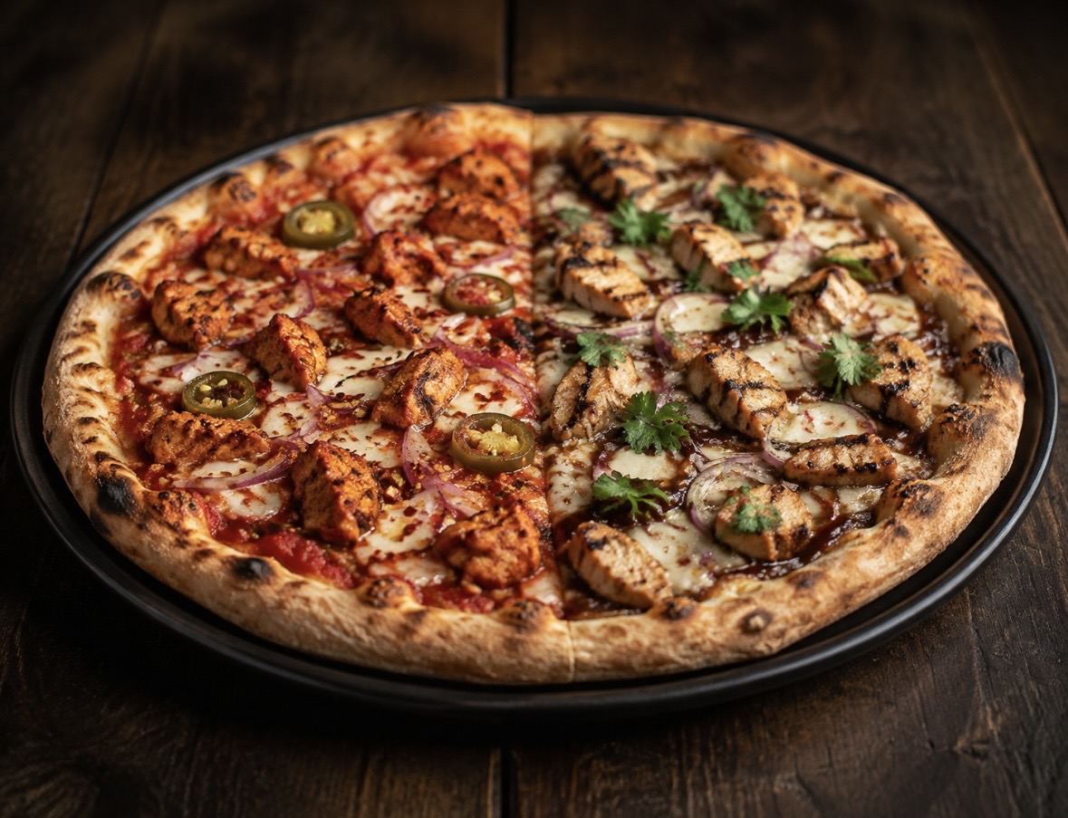 Spicy Chicken + BBQ Chicken